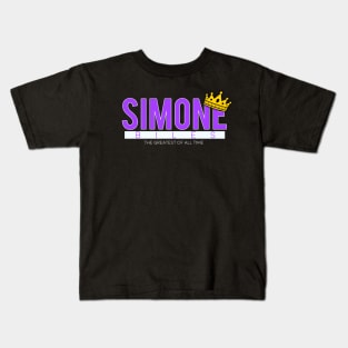 SIMONE BILES THE GREATEST OF ALL TIME Kids T-Shirt